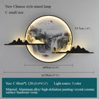 Modern LED Chinese Picture Wall Lamp for Creative Indoor Decor