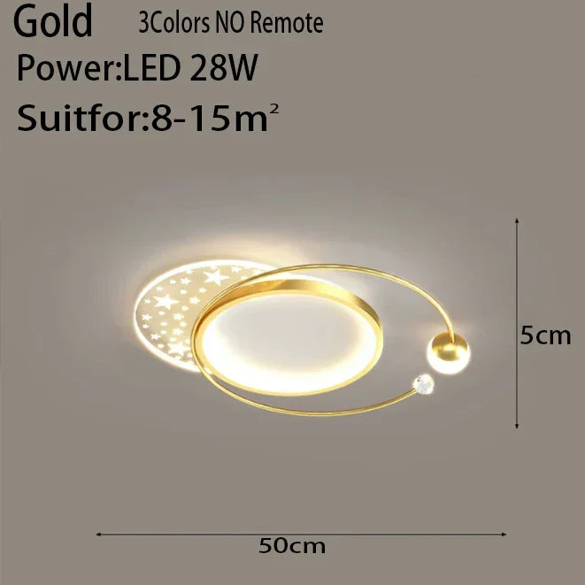 Luxury LED Ceiling Chandelier for Modern Bedroom & Living Room