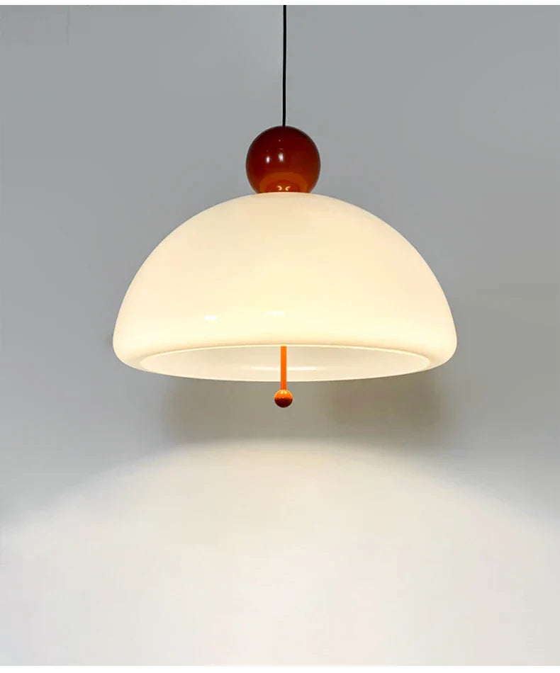 Modern Bauhaus Glass Pendant Lamp for Restaurant, Bedroom, Study and Coffee Shop