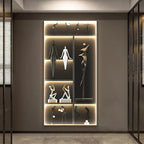 Luminous Wall Mural - Remote Control High-End Art Painting for Modern Living Room & Corridor