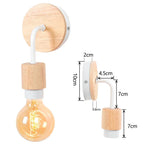 Industrial LED Wall Light Retro Loft Lamps E27 Iron Lampshade Sconce