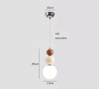 Cream Style Modern Minimalist Nordic Pendant Light for Master Bedroom