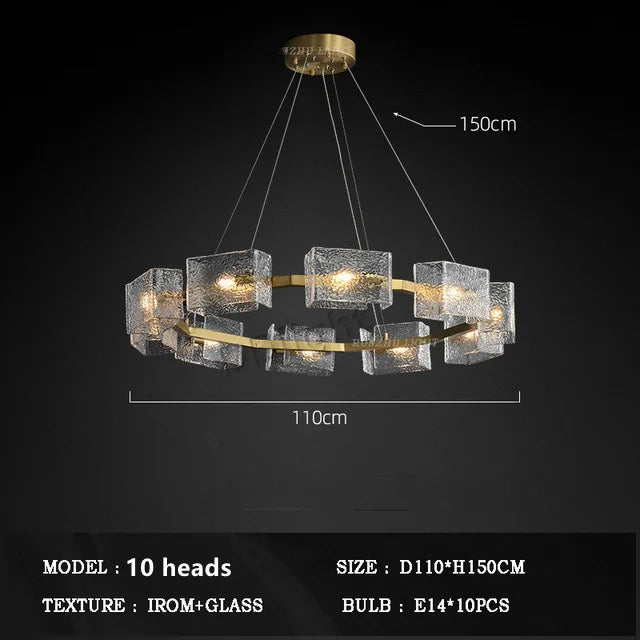 Crystal Chandelier: Modern Luxury Pendant Light for Living Room, Restaurant, and Bar