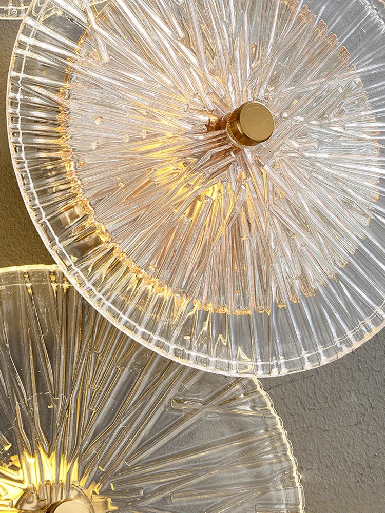 Modern Round LED Wall Lamp Luxury Design Indoor Lighting Fixture