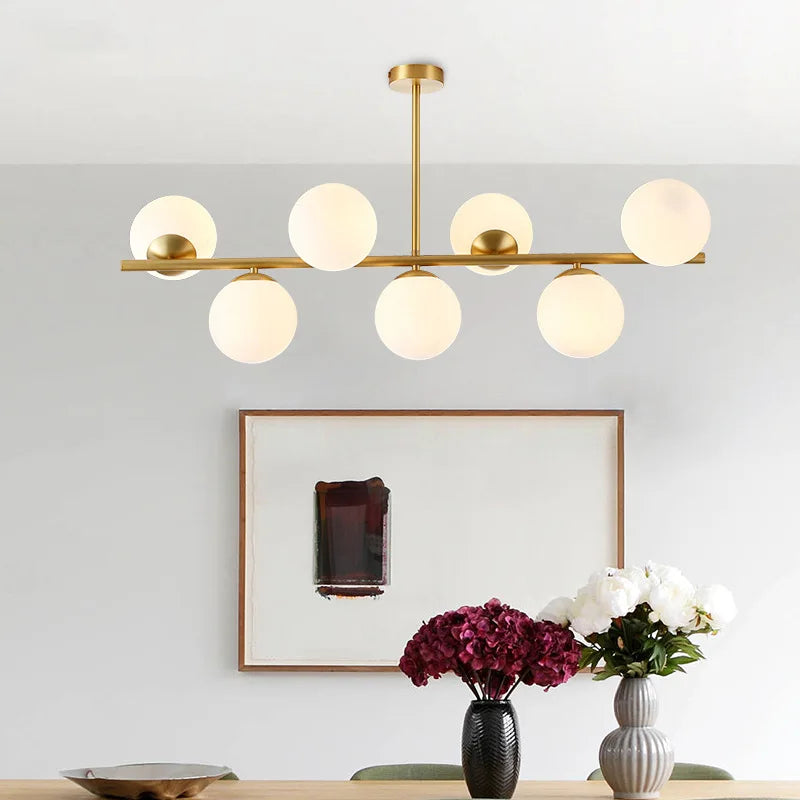 Glass Magic Bean Pendant Light for Modern Living Room Bedroom Kitchen Decor