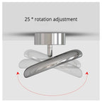 Modern Round Chrome LED Ceiling Light for Various Rooms