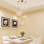 Crystal Gold Ceiling Chandelier | Modern LED Luxury Lighting for Hall