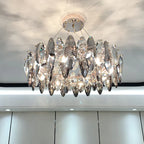 Luxury Crystal Light Chandelier: High-End Nordic Kitchen Living Room Home Decor