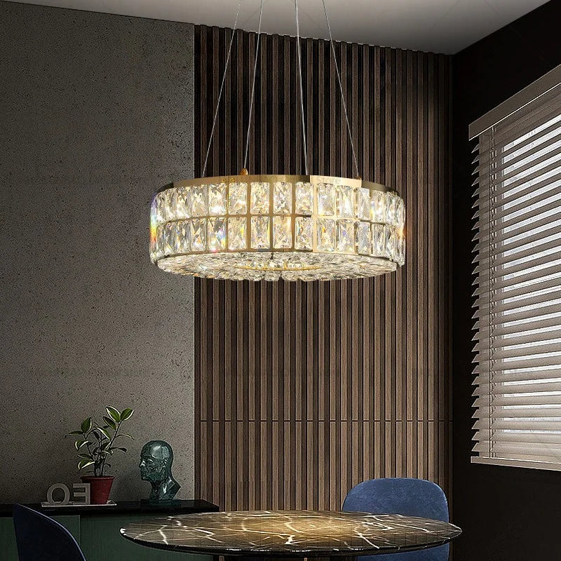 Crystal Chandelier: Modern Luxury Lighting for Living Room, Restaurant, and Villa