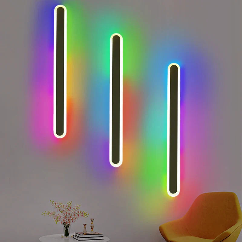LED RGB Wall Light for Bathroom Mirror Bedroom Bedside Indoor Decoration