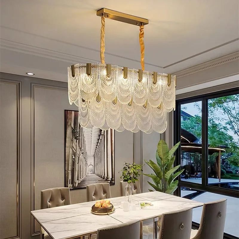 Crystal Chandelier: Modern Luxury Ceiling Lamp for Living Room, Bedroom, or Restaurant