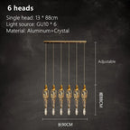 Branch Art Cage Crystal Chandelier for Modern Dining Room Lighting