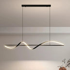 Modern Pendant Lighting 120cm Black Gold Gray White Fixture for Living Room and Kitchen