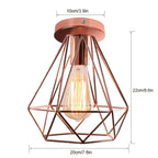 Vintage Industrial Ceiling Light Shade for Modern Kitchen Living Room Decor