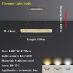 Modern Crystal LED Chandelier for Living and Dining Room Decor