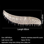 Luxury Crystal Chandelier for Living Room and Villa Hall Lighting