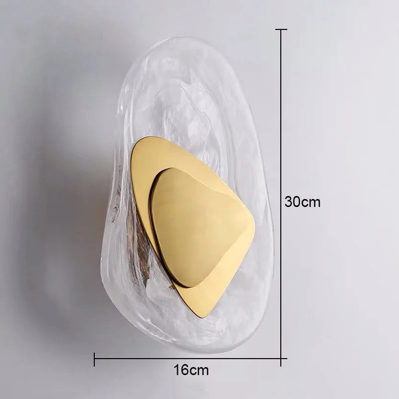 Crystal Wall Lamp: Modern Luxury Bedroom Decor, Creative LED Lighting for Living Room