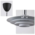 Nordic Saucer LED Chandelier: Stylish Home Decor Pendant Lighting for Dining Room, Kitchen, and Bar