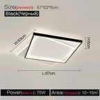 LED Ceiling Lamp Set - Modern Minimalist Nordic Bedroom Living Room Lighting