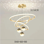 Nordic Dining Pendant Lamp for Living Room Ceiling Chandelier Lighting