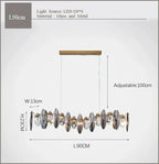 Luxury Diamond Crystal Chandelier for Dinning and Living Room Decor