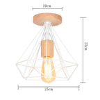 Vintage Industrial Ceiling Light Shade for Modern Retro Home Decor