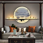 Modern LED Chinese Picture Wall Lamp for Creative Indoor Decor