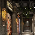 Branch Art Cage Crystal Chandelier for Modern Dining Room Lighting