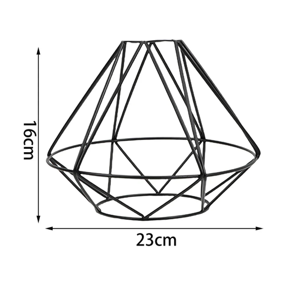 Geometric Metal Light Cage Cover Pendant Lampshade