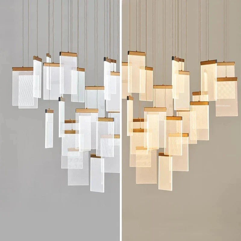 Luxury Large Chandelier for Living Room, Villa, and Restaurant - Modern Duplex Design