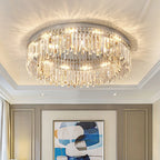 Crystal Ceiling Lamp: Modern Minimalist Light Luxury for Home Indoor Lighting