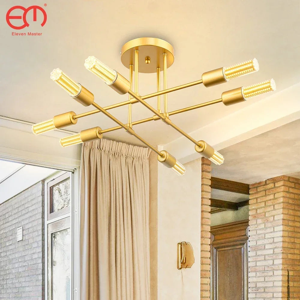 LED Chandelier Pendant Light Modern Style E27 Lamp for Bedroom Dining Room