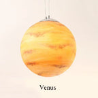 Moon Resin Ball Planet Pendant Light | Children Room Hanging Lamp