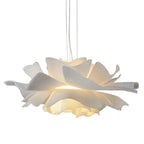 Nordic Ins Girls Room Chandelier: Creative Designer Warm Living Dining Flower Lamp