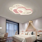 Love Ceiling Lamp: Modern Adjustable LED Chandelier for Boys & Girls Room