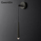 Crystal Water Drop Wall Sconce for Bathroom & Bedroom, Gold LED Mirror Light