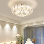Postmodern Crystal Ceiling Light: Elegant European Style LED Nordic Room Lamp