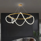 Modern Minimalist Dimmable LED Chandelier for Home Decor and Dining Room