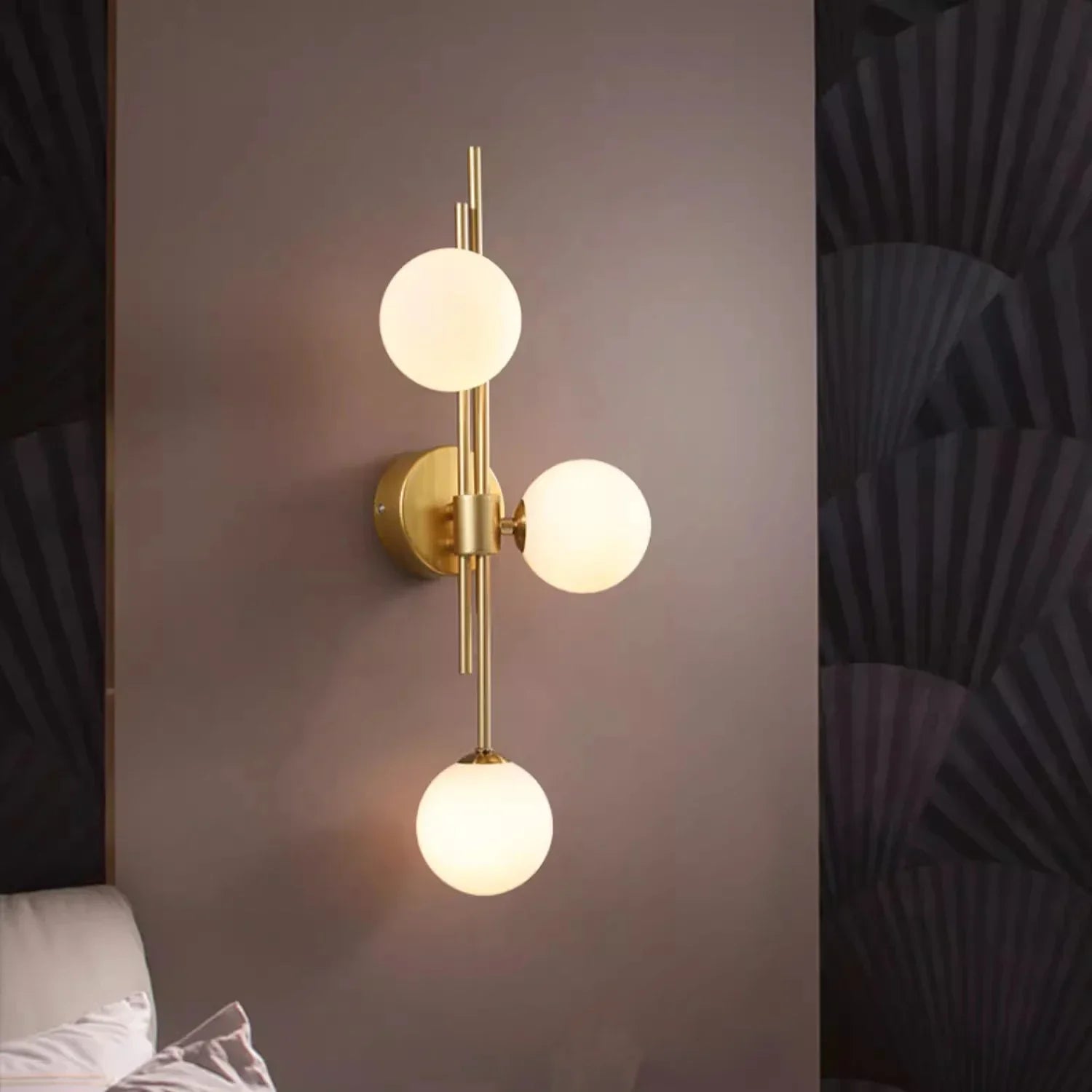 Modern Glass Ball Wall Lamp for Living Room, Study, Bedside, Loft, Bathroom
