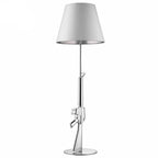 AK47 Guns Floor Lamp Electroplated Silver Golden Metal Art Deco Bedside Luxury Lamp