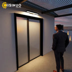 Dusk Dawn Motion Sensor Outdoor Wall Light Modern Sconces for House Garage Balcony