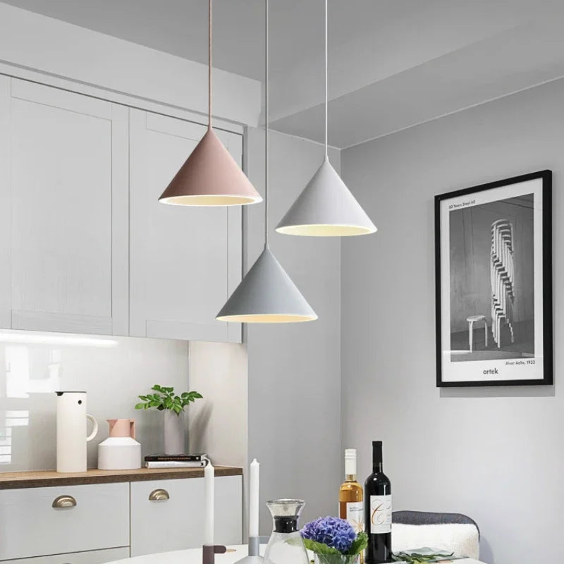 Nordic LED Suspension Pendant Lights for Dining Living Room Kitchen Table