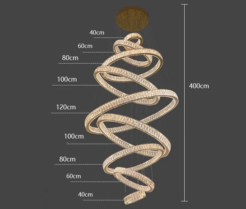 Modern Pendant Lights: Indoor LED Chandelier Ceiling Lamp