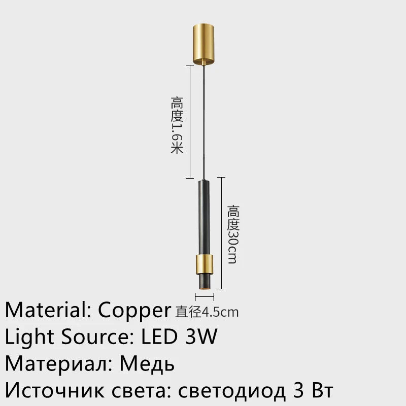 Marble Design LED Pendant Lamp for Bedroom, Dining Room, Aisle, Corridor, and Bar