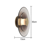 Glass Wall Lamp: Nordic Minimalist LED for Dining, Living, Bedroom