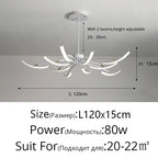 LED Chandeliers for Modern Living Room Bedroom Study Kitchen Lighting