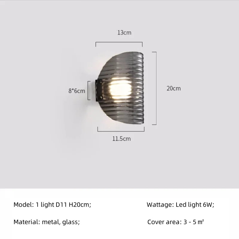 Smoky Gray Glass Chandelier Pendant Light for Luxury Living Room