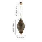 Turkish Pendant Lamp: LED Morocco Lighting for Restaurant, Bar, and Hallway