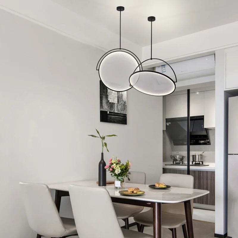 Italian Style LED Pendant Light for Modern Living Room, Restaurant, and Bar Counter
