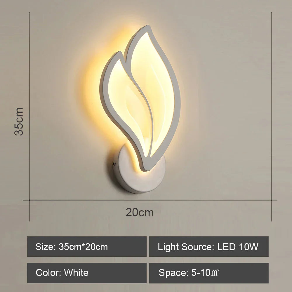 LED Wall Sconce Light Acrylic Lamp for Bedroom Corridor Chandelier Style